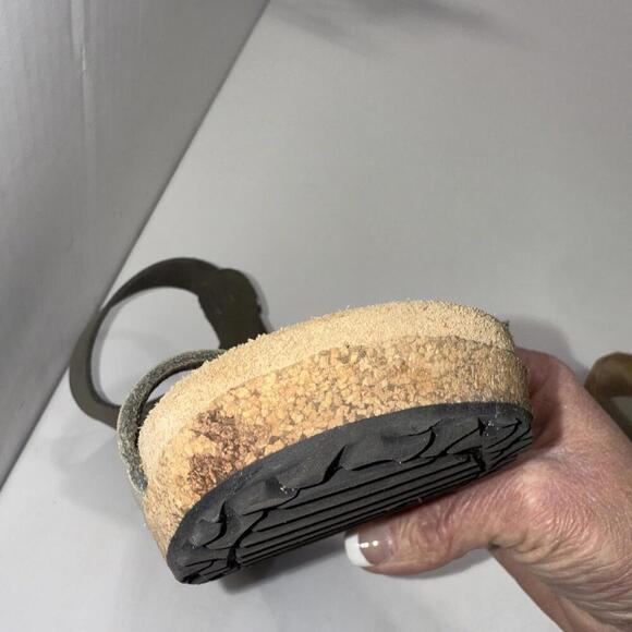 Birkenstock Papillo Gorpcore Wedge Sandal Sandcastle Nubuck Leather 40 - Picture 15 of 15